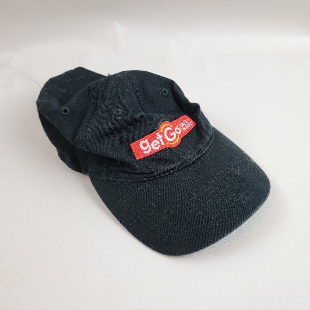 Get Go Giant Eagle Hat Mens Adjustable Black Cafe Market Gas Employee Uniform
